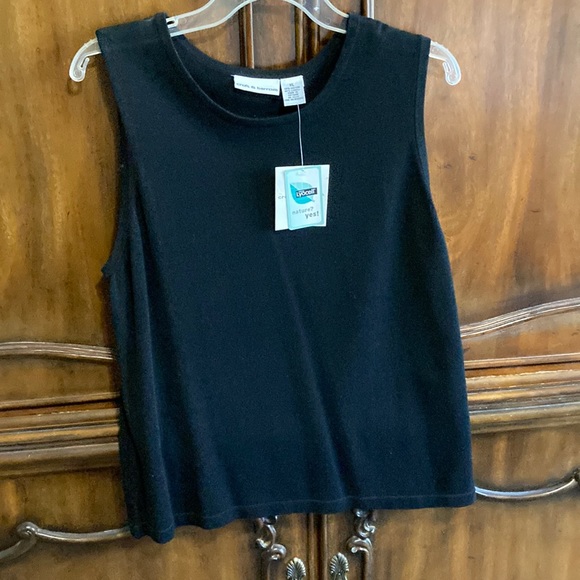 croft & barrow Tops - Croft & Barrows Sleeveless top. Black size XL. Tags